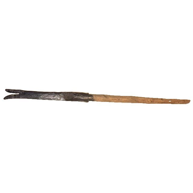 Perche fourchue ferrée