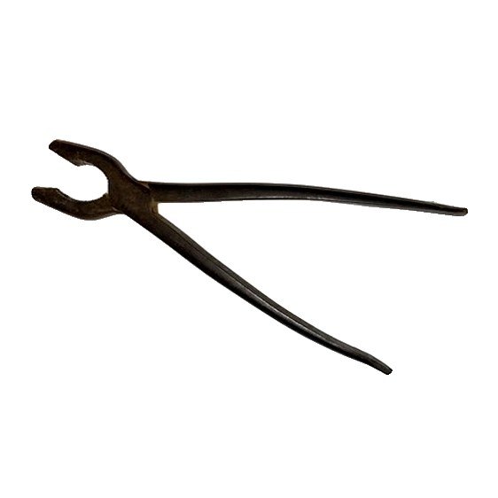 Tenaille de forgeron à mors ronds
