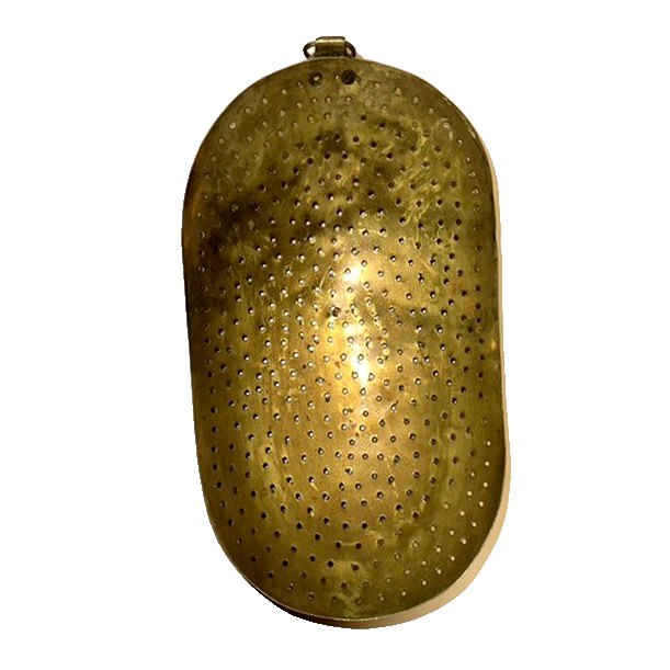 Écumoire à caillé en laiton (fabrication du munster)