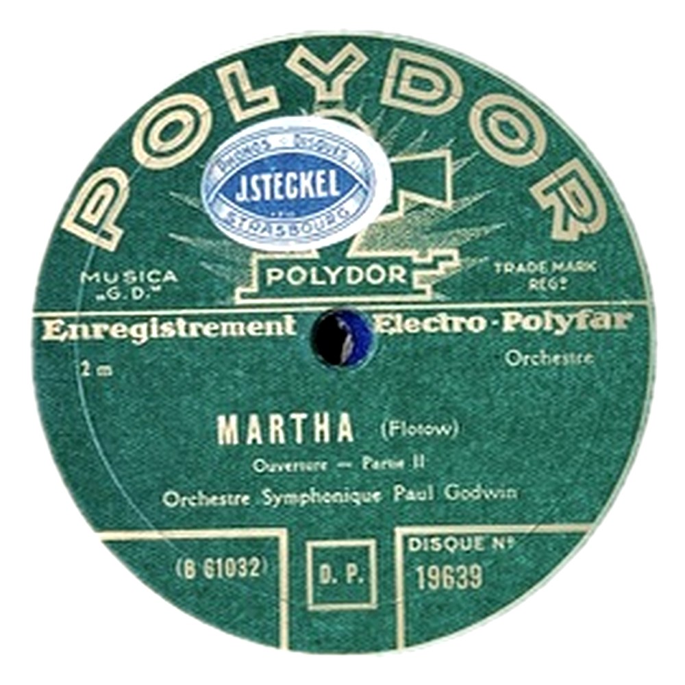 « Martha » (Flotow) – Orchestre symphonique Paul Godwin