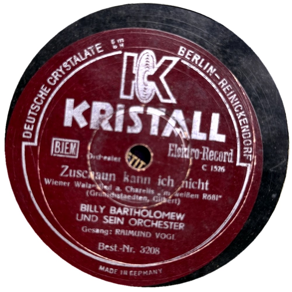 « Zuschaun kann ich nicht » – Billy Bartholomew